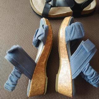 ★女の子サンダル18cm、19cm2足セット★の画像