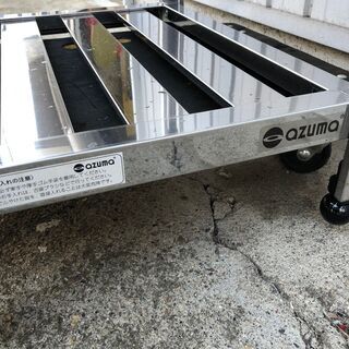 【AZUMA】 アズマ ステンレス 業務用 作業台 ワークテーブル 調理台 厨房用品 飲食店 店舗 600×800×450 ②の画像