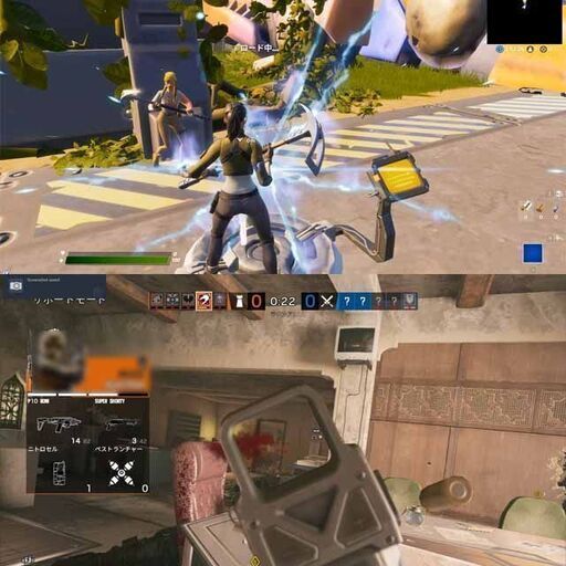 《★ブラックライト+虹ファン★強力無線ゲーミング》フォートナイト・Apex◎現品組み上げ製造番号：ST1003_2W