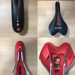 ASTVTE アスチュート SKYLINE VT チタンレール BLACK×RED ロードバイク