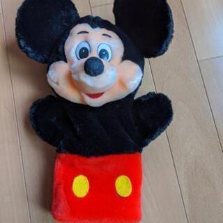 ミッキーマウス パペット ぬいぐるみの画像