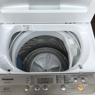 《1月中の成約で近所まで運搬します！山梨県内》パナソニック　洗濯機　美品　週2回で1年間使用　すぐに使えますの画像