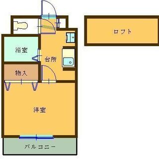 JR京王線千歳烏山駅まで徒歩4分♪仲介手数料無料！ロフト付き１K☆