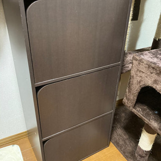 収納棚 ダークウォルナット ニトリ 2個(表示価格は1つの価格)