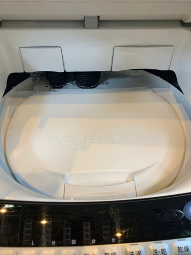 美品 2018年製 HITACHI 8.0kg/4.5kg洗濯乾燥機 BEATWASH ビートウォッシュ BW-DV80A 日本製