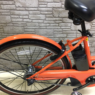 【新品・未使用】電動自転車　Panasonicティモ・S BE-ELST633 充電器付き 黒【チャイルドシート可能】 パナソニック ティモ・S BE-ELST633-K [ラセットオレンジ] + 専用充電