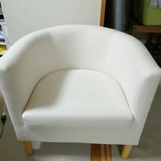 ソファ　1人用　IKEA　布製