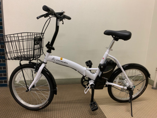 美品 【一回使用のみ】シトロエン　TM-FDB200E 電動アシスト 自転車 折りたたみ 20インチ