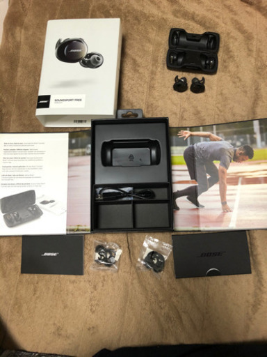 【再値下げ】BOSE SoundSport free ワイヤレスイヤホン