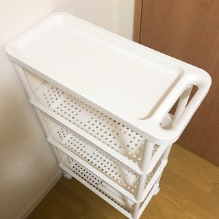 すきま収納ラック　キャスター付　洗濯機横等