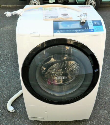☆日立 HITACHI BD-S8600L 10.0kg ビッグドラム ドラム式電気洗濯乾燥機◆エコにナイアガラ洗浄をたし算