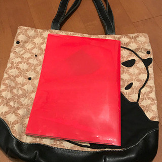 パンダ布製トートバッグの画像