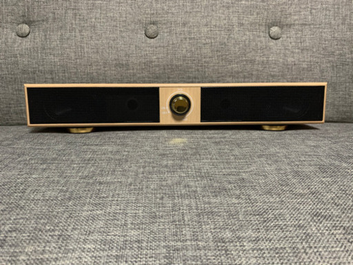 【お取引き中です】木目調 USB ステレオロングスピーカー