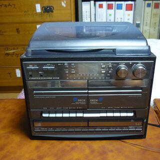 コンポデッキ（レコードプレイヤー、カセットテープ、ＣＤ、チューナ...