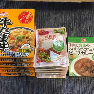 【お取引き者決定】レトルト　金のどんぶり牛たま丼6箱、HACHI...