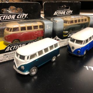 ワーゲンバス ミニカー4台