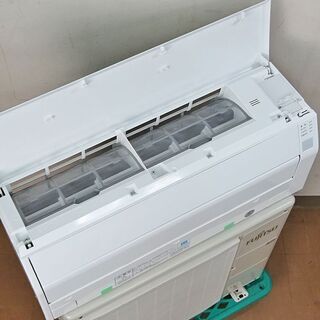【取引完了】 【取付工事費込み】2017年製 FUJITSU【AS-C22F-W】 富士通 みまもり・音声お知らせ機能 上下左右スイング搭載 ルームエアコン おもに6畳用 R32冷媒 中古品　※各種クレジットカード、交通系電子マネー支払いが可能です。 取引完了】 【取付工事費込み】2017年製 FUJITSU【AS-C22F-W