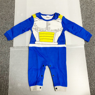 新品未開封品　ベジータ戦闘服デザイン　ベビー服　サイズ80 