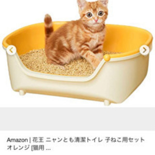 (商談中)花王子猫トイレ  2個あります。
