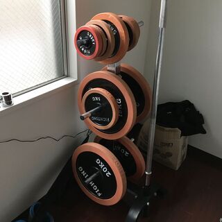 バーベル、懸垂器、ベンチプレスその他筋トレ一式差し上げます（引取限定）
