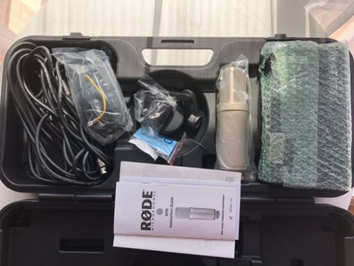 真空管コンデンサーマイク(RODE NTK)