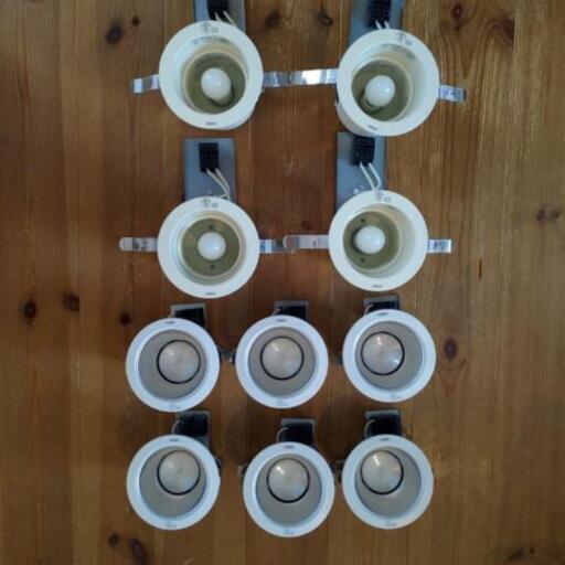 [済]LEDダウンライト　10台まとめて