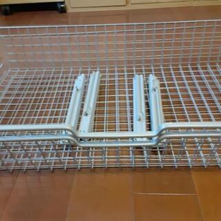 IKEA　PAX用　引出かご　2個の画像