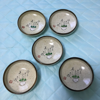 直径約13cm　小皿5枚セット