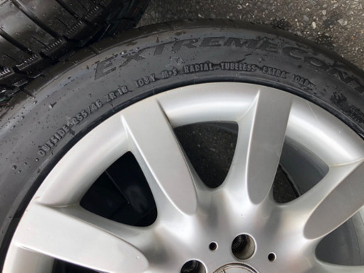 大幅値下げ　ベンツ W221 純正ホイール コンチネンタル新品オールシーズンタイヤ 4本セット