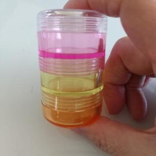 三段アクセサリーケース