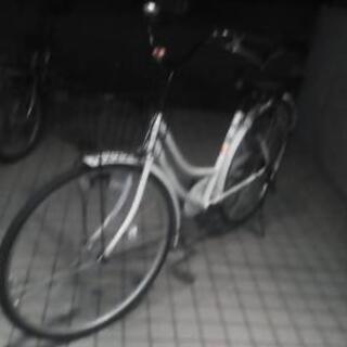ママチャリ 白 27インチ