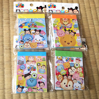 ディズニー ツムツムメモ帳4冊セット☆