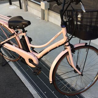 地域限定 ブリヂストン アシスタポルク 新基準 子供乗せ 8,7AH ピンク