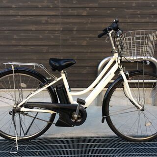 地域限定送料無料　ヤマハ　パス　シティ　内装5段変速　27インチ　白　ビビシティ　アシスタ　神戸市　電動自転車