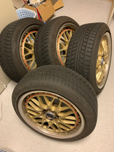 中古ホイールタイヤRAYS VOLK RACING 17-8.5J 215/45/R17
