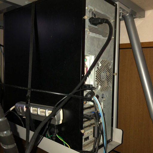ＰＣ.パソコンデスク.ブラック（椅子付き）