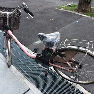 地域限定 パナソニック ビビ DX 新基準 子供乗せ 8,9AH ピンク