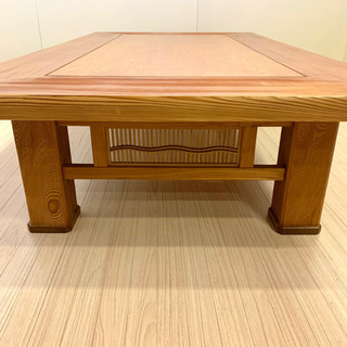 屋久杉 座卓 1500×900 和製 ヴィンテージ 昭和レトロ 屋久杉 座卓 和テーブル