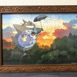 ジグソーパズル（完成品、糊付け済み）の画像