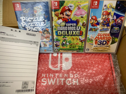 定価以下　新品未開封　Nintendo Switch 本体とソフト3本