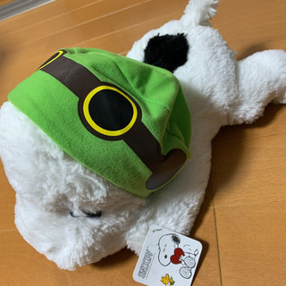 【新品】2種セット！スヌーピーふわふわ寝そべりぬいぐるみ　SNOOPYの画像