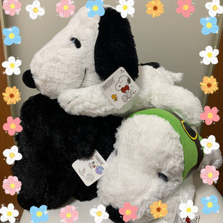 【新品】2種セット！スヌーピーふわふわ寝そべりぬいぐるみ　SNOOPY