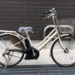 地域限定送料無料　ヤマハ　パス　シティ　新基準　子供乗せ　6AH　白　アシスタ　ビビ　神戸市　電動自転車
