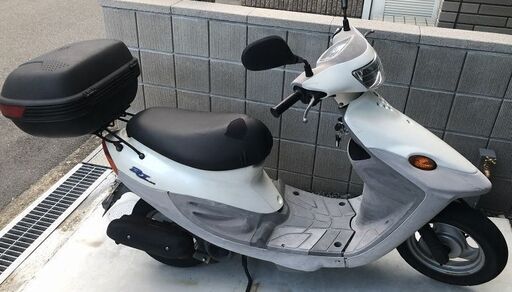 ヤマハ原付　BJ(ベーシックジョグ)　ご希望の方は脱着可能なリアボックス・2ストオイル付き