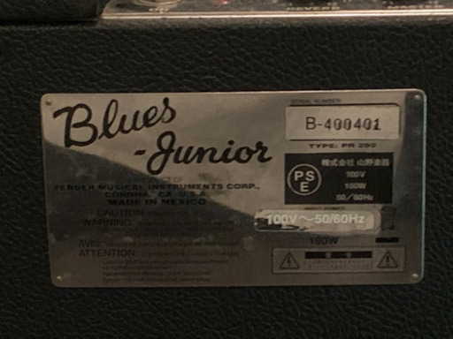 fender blues junior アンプ