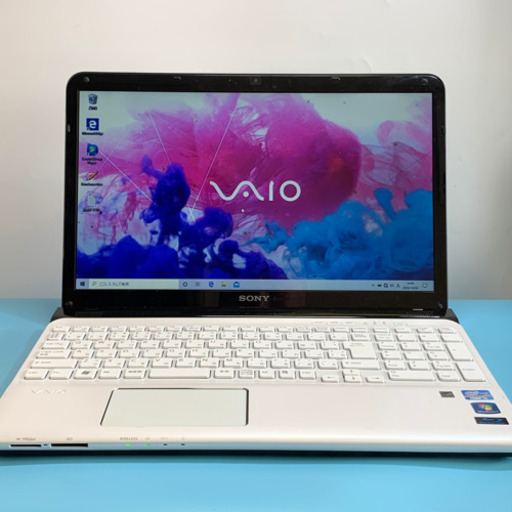 美品・白く潔いVAIO/Core i5/メモリ8G/SSD256G/オフィス2019即使用可!!