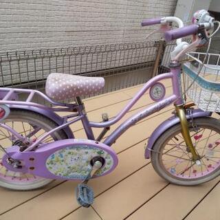 【ジュエルペット】自転車16インチ　補助輪あり