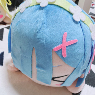 【新品】Re：ゼロから始める異世界生活　メガジャンボ寝そべりぬいぐるみ"レム"鬼天使Ver.の画像