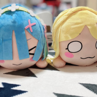 【2個セット】新品メガジャンボ寝そべりぬいぐるみ　