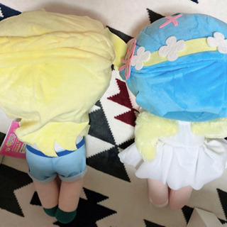 【2個セット】新品メガジャンボ寝そべりぬいぐるみ　の画像